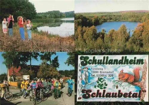 AK / Ansichtskarte  Bremsdorf Brjemjow Schullandheim Schlaubetal Landschaftspanorama