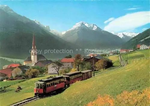 AK / Ansichtskarte  Eisenbahn Railway Chemin de Fer Telfes Pinnstal Stubiger Gletscher Tirol 