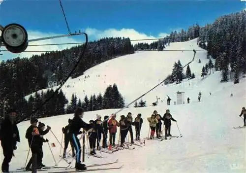 AK / Ansichtskarte  Skilift Schlepplift Remontees-Mecaniques Gerardmer Les Vosges sous la Neige