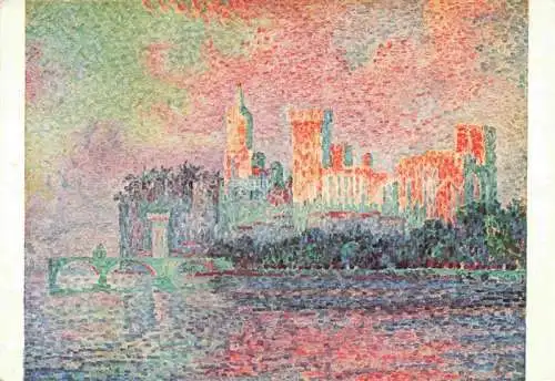 AK / Ansichtskarte  SIGNAC Paul Kuenstlerkarte Das Schloss der Paepste