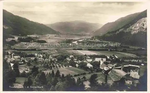 AK / Ansichtskarte  Teufenbach Steiermark AT Fliegeraufnahme