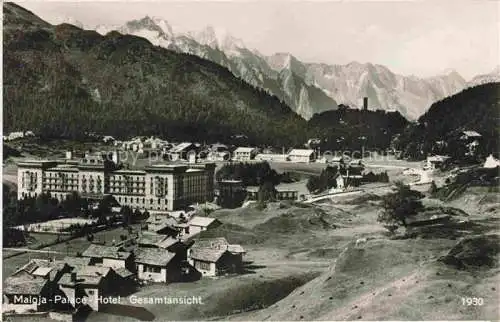 AK / Ansichtskarte  Maloja GR Palace Hotel Panorama