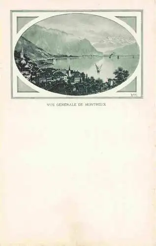 AK / Ansichtskarte  MONTREUX  VD Vue generale