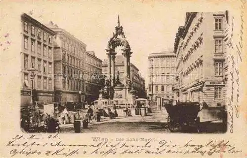 AK / Ansichtskarte  WIEN AT Der hohe Markt