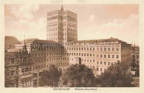 AK / Ansichtskarte  DuessELDORF Wilhelm Marx Haus