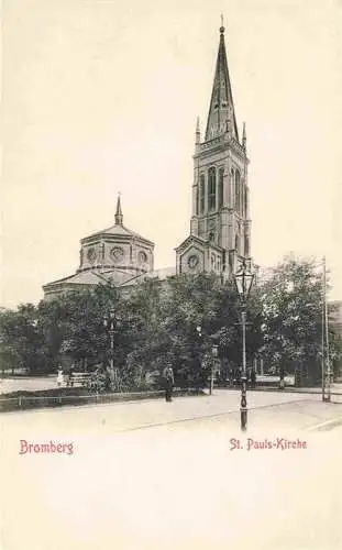 AK / Ansichtskarte  Bromberg  Brahe Westpreussen BYDGOSZCZ PL St Pauls Kirche