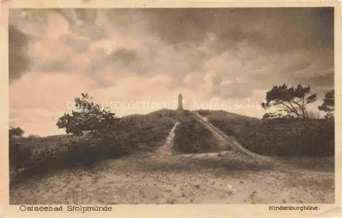 AK / Ansichtskarte  STOLPMueNDE Ostseebad USTKA Pommern PL Hindenburghoehe