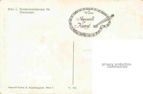 AK / Ansichtskarte  WIEN AT Bundesministerium fuer Heerwesen