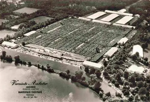 AK / Ansichtskarte  HAMBURG Kongress der Zeugen Jehovas Hamburger Stadtpark Festwiese Fliegeraufnahme