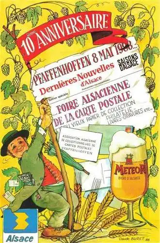 AK / Ansichtskarte  Bier Beer Biere Pfaffenhoffen Alsace 10 Anniversaire