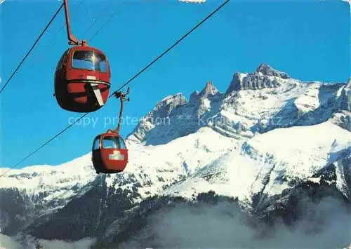 AK / Ansichtskarte  Seilbahn Cable-Car Telepherique Champery Planachaux Dents Midi