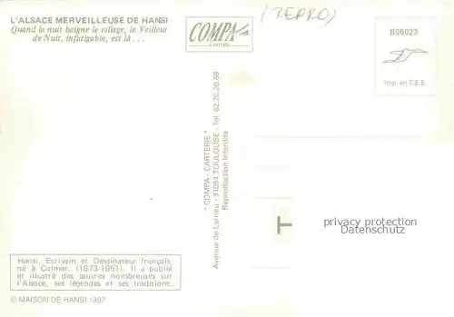 AK / Ansichtskarte  Hansi  Waltz J J Kuenstlerkarte Alsace Elsass Alsace Merveilleuse 
