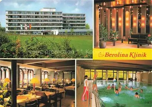 AK / Ansichtskarte  BAD OEYNHAUSEN Berolina Klinik Restaurant Hallenbad