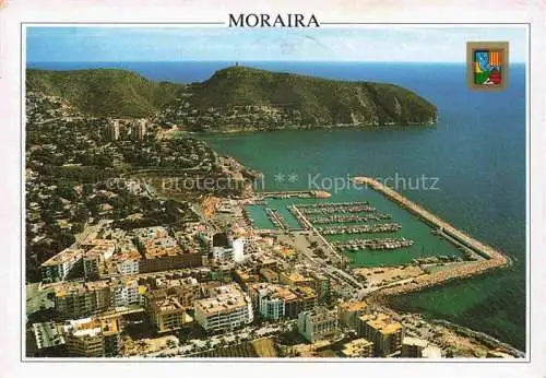 AK / Ansichtskarte  Moraira Alicante ES Kuestenpanorama Hafen