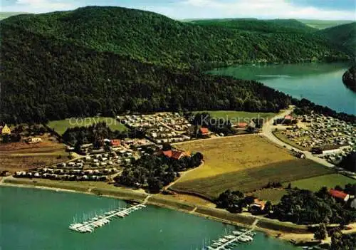 AK / Ansichtskarte  Scheid Halbinsel Waldeck-Frankenberg Hessen Panorama Edersee