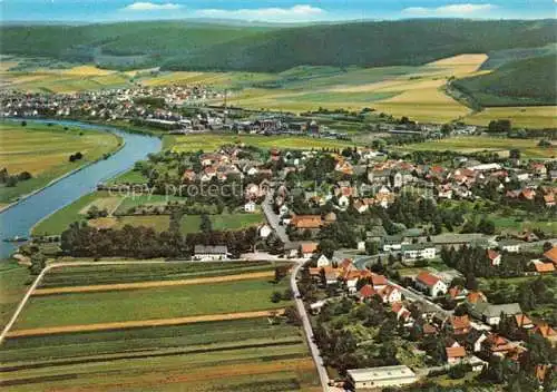 AK / Ansichtskarte  Lippoldsberg Panorama Weserbergland