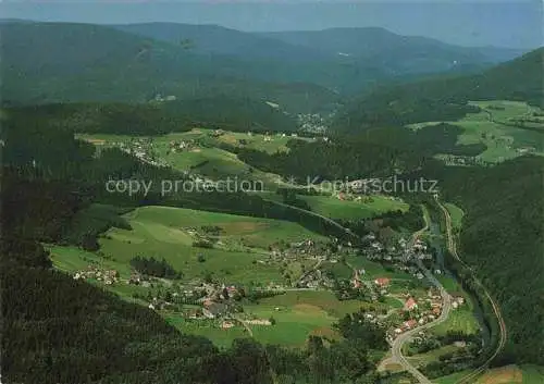 AK / Ansichtskarte  Huzenbach Baiersbronn Panorama Murgtal