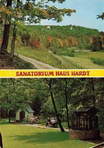 AK / Ansichtskarte  Bad Muenstereifel Sanatorium Haus Hardt Parkanlagen Landschaftspanorama