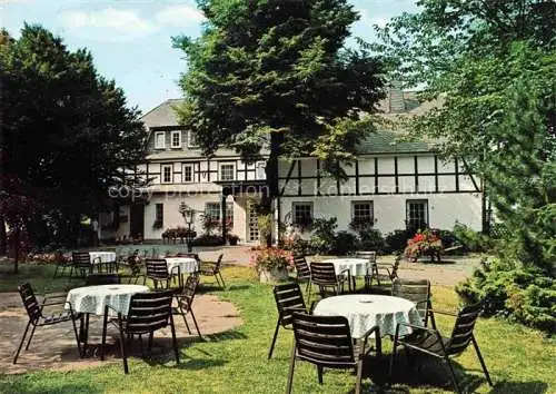 AK / Ansichtskarte  Foeckinghausen Bestwig Hotel Pension Waldhaus Garten