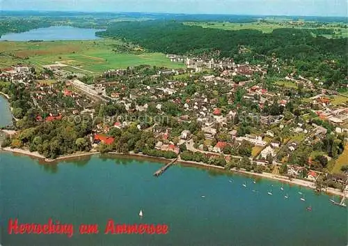 AK / Ansichtskarte  Herrsching Ammersee Fliegeraufnahme