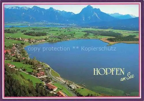 AK / Ansichtskarte  Hopfen See Fuessen Bayern Fliegeraufnahme