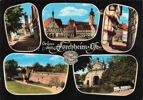 AK / Ansichtskarte  Forchheim  Oberfranken Motive Altstadt Fachwerkhaeuser Stadtmauer