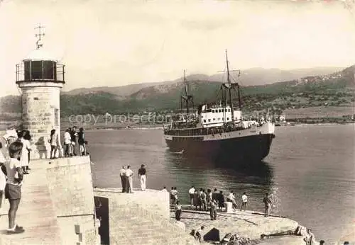 AK / Ansichtskarte  Ile Rousse Ajaccio 2A Corse-du-Sud Arrivée du paquebot