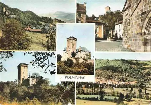 AK / Ansichtskarte  Polminhac Aurillac 15 Cantal Panorama Vallée de la Cere Château de Pesteils