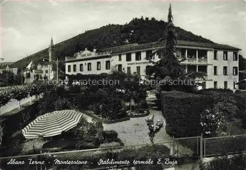 AK / Ansichtskarte  Abano Terme Veneto IT Monteortone Stabilimento termale E. Buja