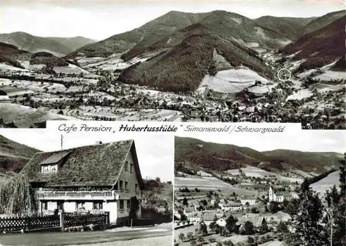 AK / Ansichtskarte  Simonswald Simonswaeldertal Panorama Cafe Pension Hubertusstueble 