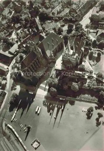 AK / Ansichtskarte  ERFURT Dom und St Severin Kirche Fliegeraufnahme