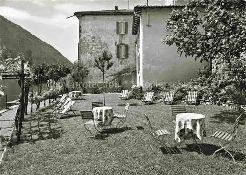 AK / Ansichtskarte  Gandria Lago di Lugano Hotel Seehof Garten Lido