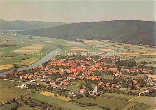 AK / Ansichtskarte  oedelsheim Oedelsheim Oberweser Hessen Fliegeraufnahme