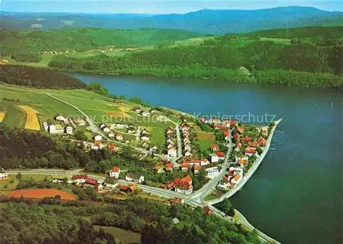 AK / Ansichtskarte  Herzhausen Edersee Fliegeraufnahme