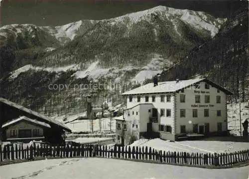 AK / Ansichtskarte  Madonna di Senales 1508m Schnals Bozen Suedtirol Hotel Aquila Nera