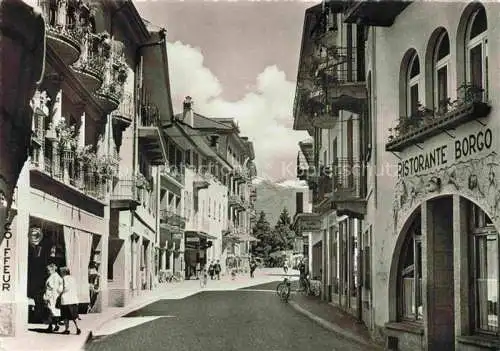 AK / Ansichtskarte  Ascona Lago Maggiore TI Contrada del Borgo