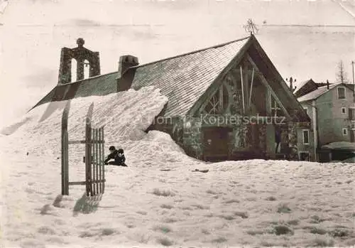 AK / Ansichtskarte  Valberg 1700m 06 Alpes-Maritimes Chapelle Notre Dame des neiges en hiver