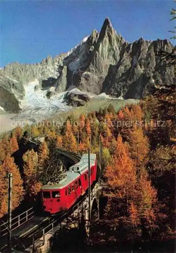 AK / Ansichtskarte  Eisenbahn Railway Chemin de Fer Pays Mont Blanc