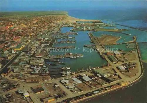 AK / Ansichtskarte  Skagen DK Skagener Hafen Fliegeraufnahme