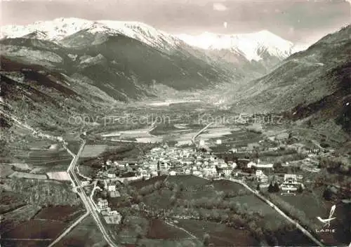 AK / Ansichtskarte  Latour-de-Carol 66 Pyrenees-Orientales Vue generale aerienne vers le Puymorens