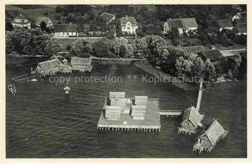 AK / Ansichtskarte  Unteruhldingen-Muehlhofen Bodensee Fliegeraufnahme