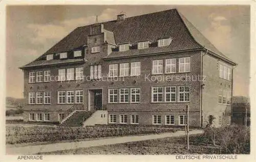 AK / Ansichtskarte  Apenrade Aabenraa DK Deutsche Privatschule