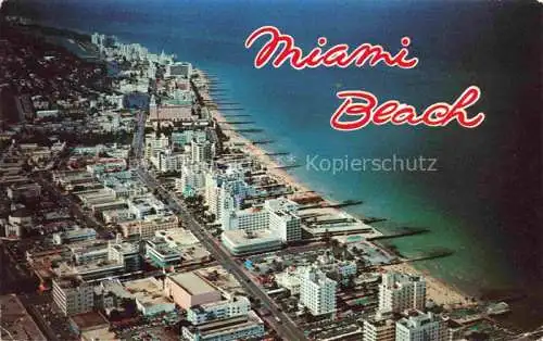 AK / Ansichtskarte  Miami Beach Kuestenpanorama