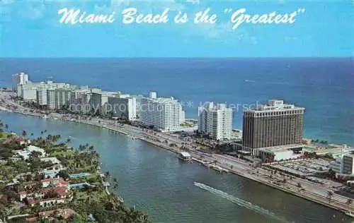AK / Ansichtskarte  Miami Beach Newest luxurious hotels and apartments arial view