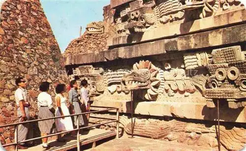 AK / Ansichtskarte  Teotihuacan Mexico El templo de Quetzalcoatl