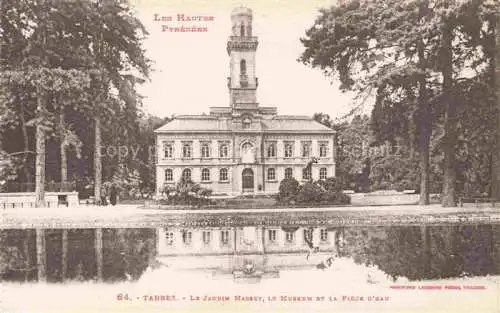 AK / Ansichtskarte  TARBES 65 Hautes-Pyrenees Jardin Massy Musée et la pièce d'eau