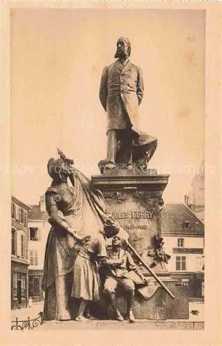 AK / Ansichtskarte  Saint-Die-des-Vosges 88 Vosges Statue Jules Ferry par A. Mercié 19e siècle