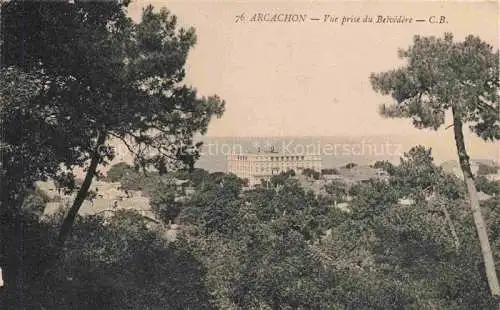 AK / Ansichtskarte  ARCACHON 33 Gironde Vue prise du Belvédère