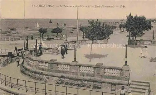 AK / Ansichtskarte  ARCACHON 33 Gironde Nouveau Boulevard et la Jetée-Promenade