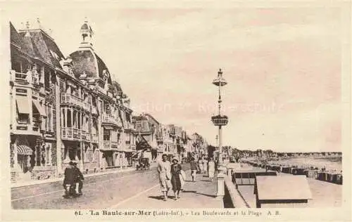 AK / Ansichtskarte  LA-BAULE-SUR-MER La-Baule-les-Pins 44 Les boulevards et la plage